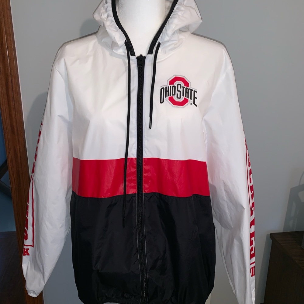 PINK OSU Rain Jacket